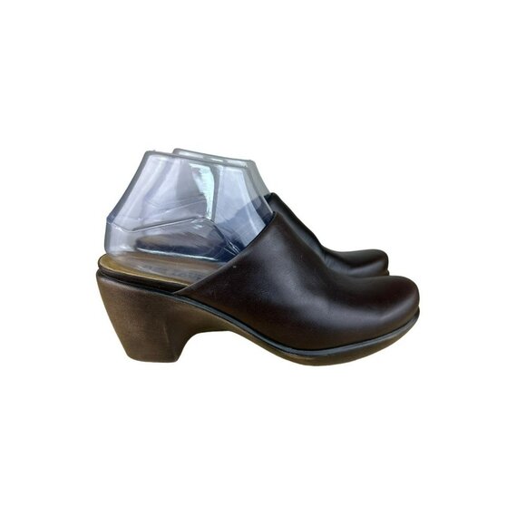 Naot Mules Women's US 7 EU 37 Brown Leather Slip On Comfort - Picture 1 of 10